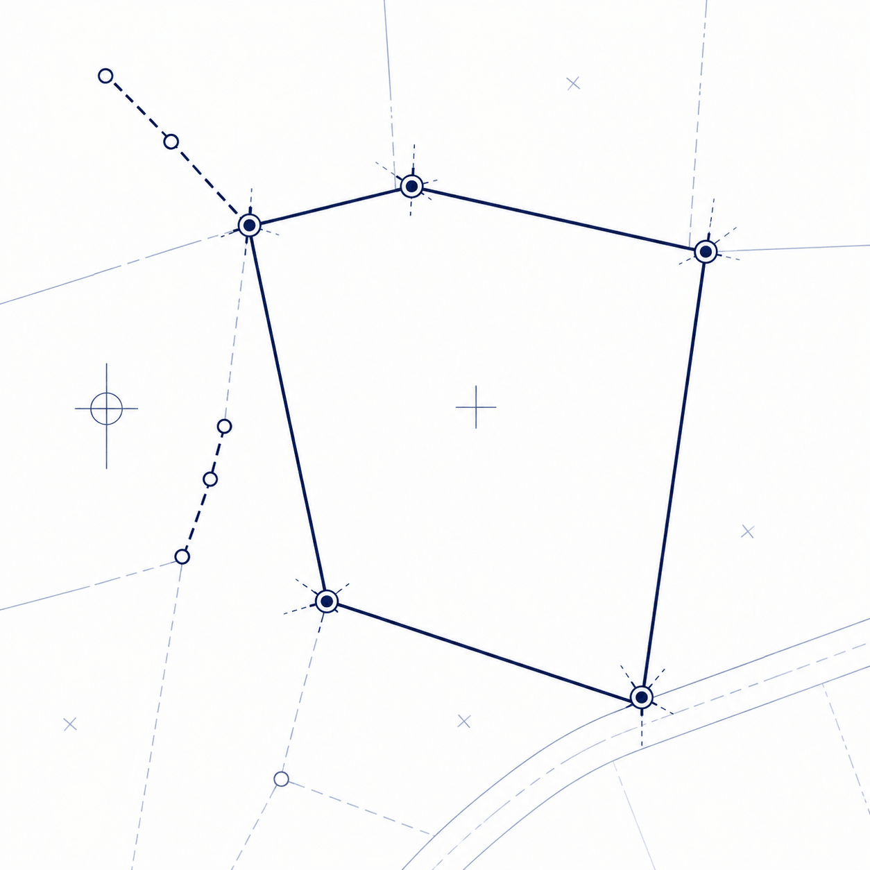 Boundary reconstruction close-up